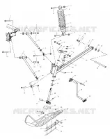 FRONT SUSPENSION AND SKI