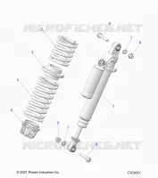 SUSPENSION, FRONT SHOCK MOUNTING