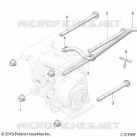 ANTRIEB, REAR GEARCASE, MOUNTING