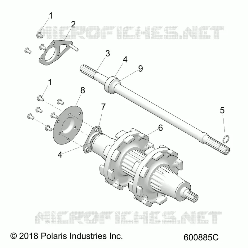 DRIVE TRAIN, JACKSHAFT AND ANTRIEBSWELLE