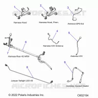 ELEKTRIC, WIRE HARNESSES, HOOD/JUMPERS, GPS