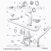 MOTOR, WATERPUMP AND BYPASS