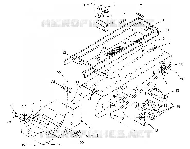TUNNEL ASSEMBLY WIDETRAK GT 0952061 AND  EUROPEAN WIDETRAK GT E952061 (4928962896A006)