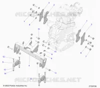 ENGINE, ÃŒBERTRAGUNG MOUNTING &amp; LONG BLOCK