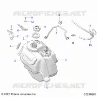 KRAFTSTOFFSYSTEM, FUEL TANK ASM.