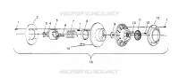angetriebene Kupplungs ASSEMBLY 440 0952760, 440 SKS 0952560,  and EUROPEAN 440 SKS (4929032903C002)