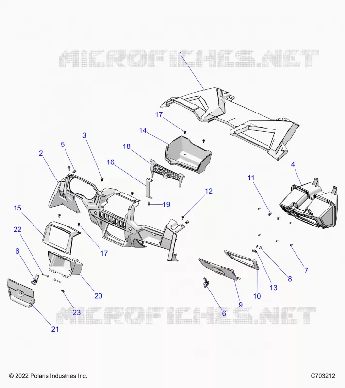 INSTRUMENTENTAFEL AND GLOVEBOX  RC- Z24ASK99A5 (C703212)
