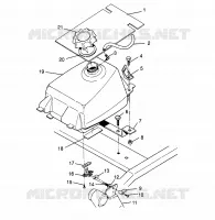 TANK ASSEMBLY Trail Boss W958527 (4930323032A011)