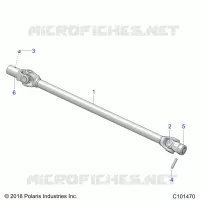 ANTRIEB, PROP SHAFT, FRONT