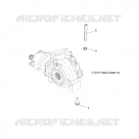 ANTRIEB, GEARCASE MOUNTING, FRONT