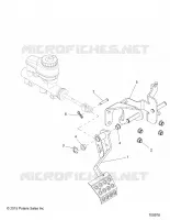 BRAKES, PEDAL AND MASTER CYLINDER MOUNTING