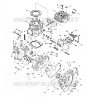 CRANKCASE AND ZYLINDER 6X6 400L, SWEDISH S948740 AND  NORWEGIAN N948740 (4926812681047A)