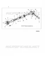 ANTRIEB, FRONT GEARCASE INTERNALS (TO 1/4/16)