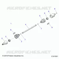 ANTRIEB, DRIVE SHAFT, FRONT