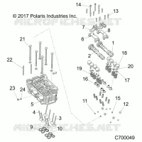 ENGINE, ZYLINDERKOPF AND VALVES