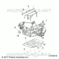 CHASSIS, MAIN FRAME AND SKID PLATES