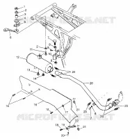ABGASSYSTEM Magnum 4X4 W97AC42A, Swedish Magnum 4X4 S97AC42E and Norwegi (4940834083A012)