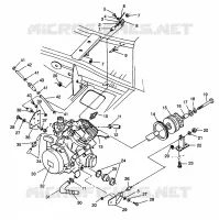MOTORAUFHÄNGUNG Sport 400L W98BA38C (4947234723A009)