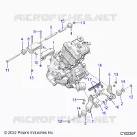 MOTOR, MOUNTING &amp; LONG BLOCK