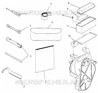 BORDWERKZEUG 600 XCR SP 0965677 AND EUROPEAN 600 XCR SP E965677 (4932063206C007)