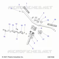 UPPER LENKEN &amp; HANDLEBAR ASM.