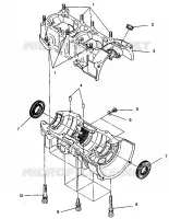 CRANKCASE ASSEMBLY CLASSIC TOURING 0942875 (4924962496039A)