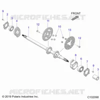 ANTRIEB, REAR AXLE