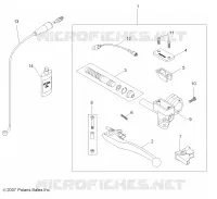 MOTOR, KUPPLUNGSHEBEL AND MASTER CYLINDER