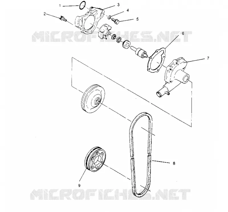 WASSERPUMPE 440 0952760, 440 SKS 0952560,  and EUROPEAN 440 SKS E952560 (4929032903C009)