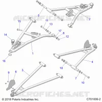 FRONT SUSPENSION CONTROL ARMS