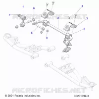 SUSPENSION, FRONT STABILISATORSTANGE