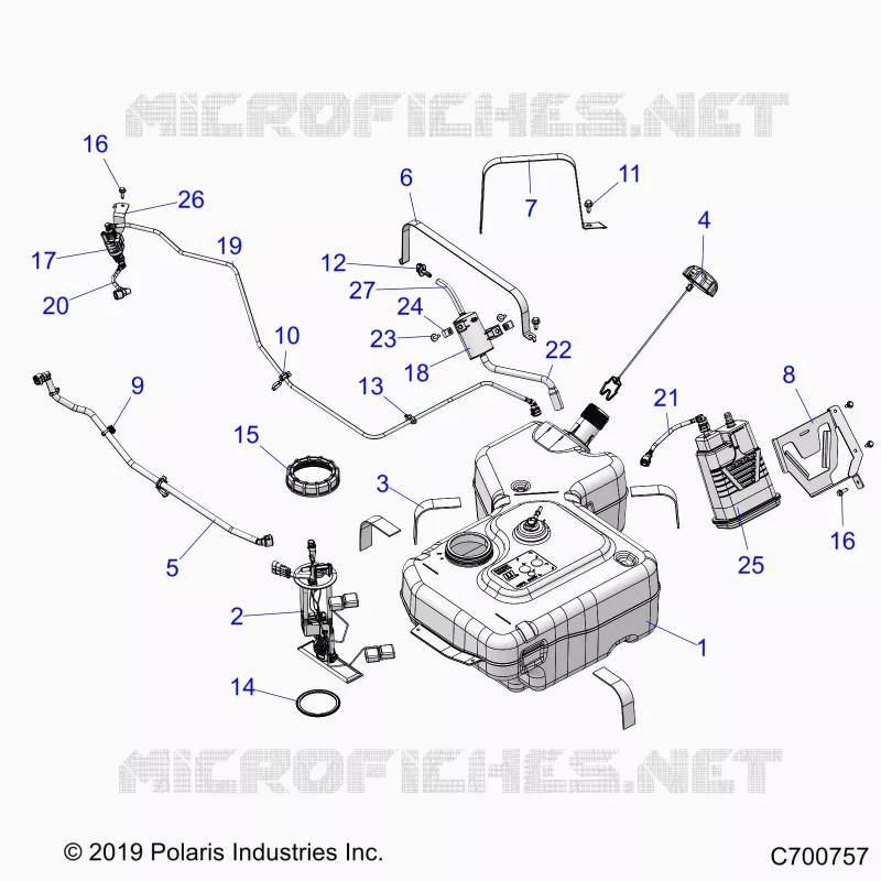 KRAFTSTOFFSYSTEM, FUEL TANK, EVAP