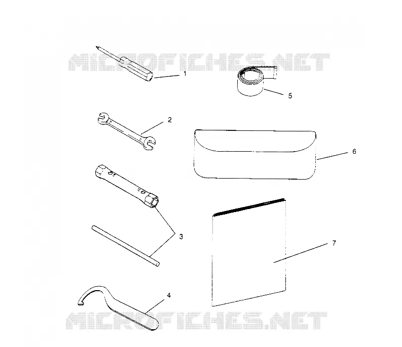 TOOL KIT XLT SP 0966676 AND  EUROPEAN XLT SP E966676 (4931703170C005)