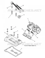 DROSSELKLAPPENGEHÃ„USE AND VALVE COVER
