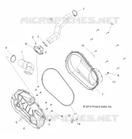 ANTRIEB, CLUTCH COVER AND DUCTING