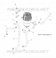 MOTOR, ÖLTANK and LINES