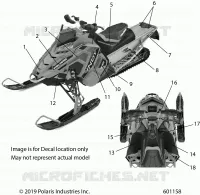 DECALS, INDIAN SKY BLUE SIDE PANEL W/BLK, WHT ACCENT