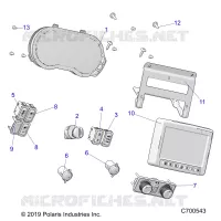 OPT, ELEKTRIC, DASH GUAGE/SWITCHES RIDE COMMAND PREP.PREP AUDIO