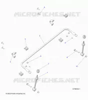 SUSPENSION, FRONT STABILISATORSTANGE