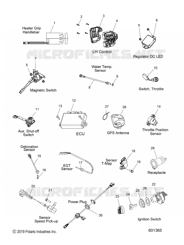 SWITCHES, SENSORS AND COMPONENTS