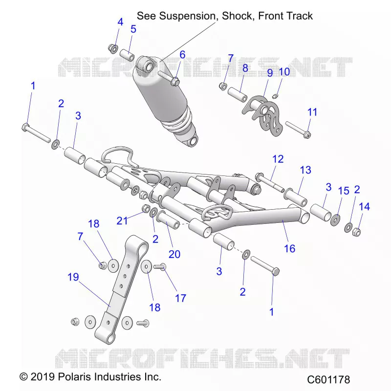 SUSPENSION, FRONT DREHMOMENTARM