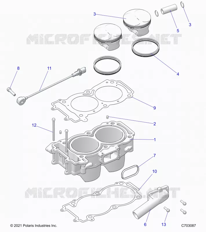 ZYLINDER AND PISTON