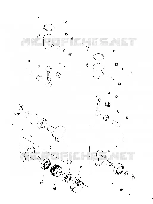 KOLBEN AND KURBELWELLE  INDY LITE (4918591859027A)