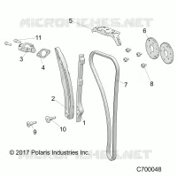 CAM CHAIN AND TENSIONER