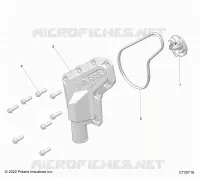 MOTOR, WATERPUMP IMPELLER AND COVER