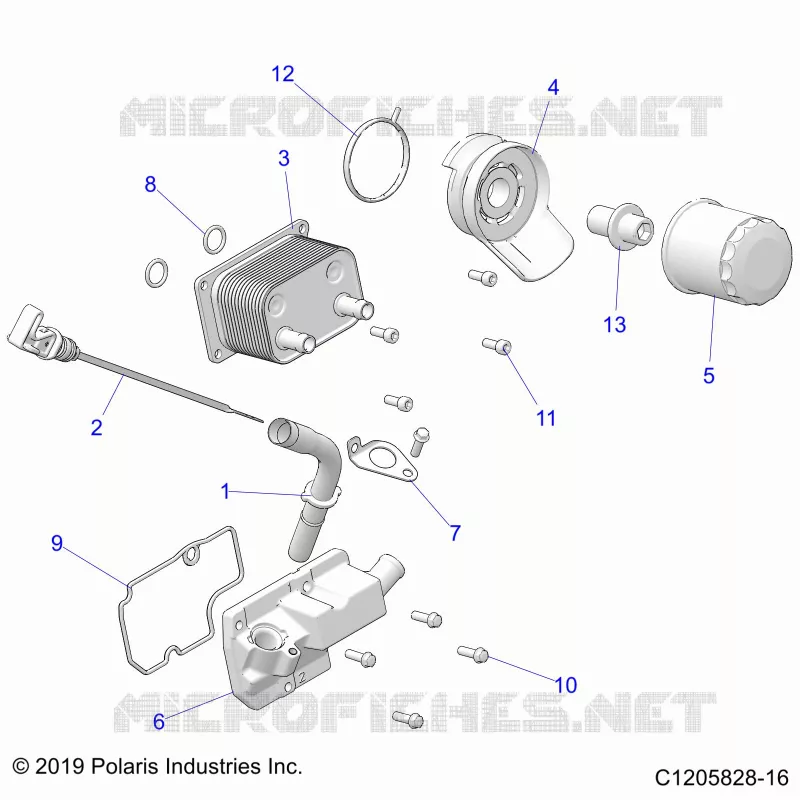 ENGINE, DIPSTICK & OIL FILTER