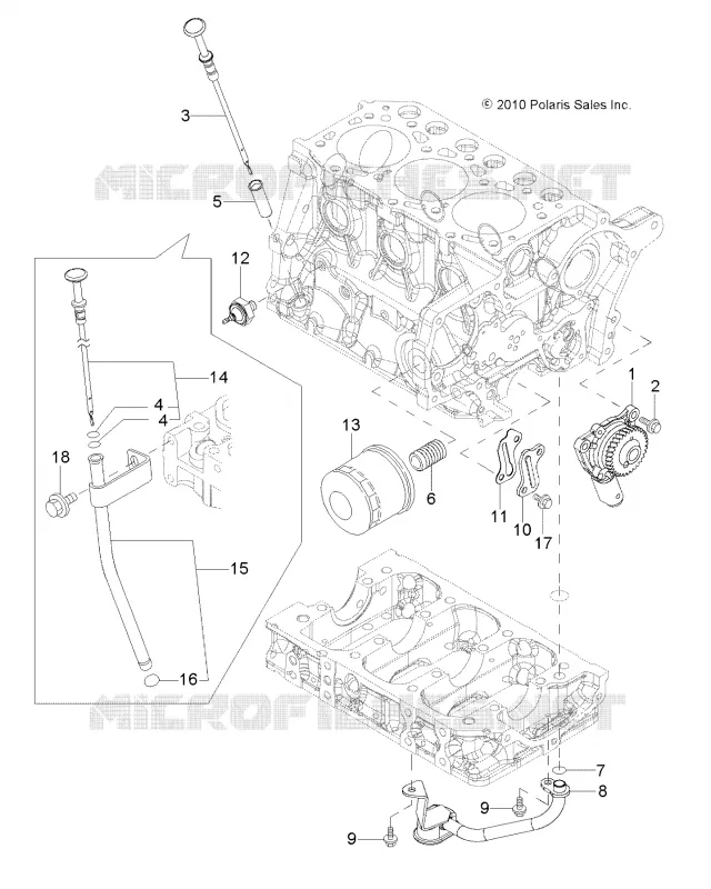 MOTOR, OIL SYSTEM AND ANZEIGE OL