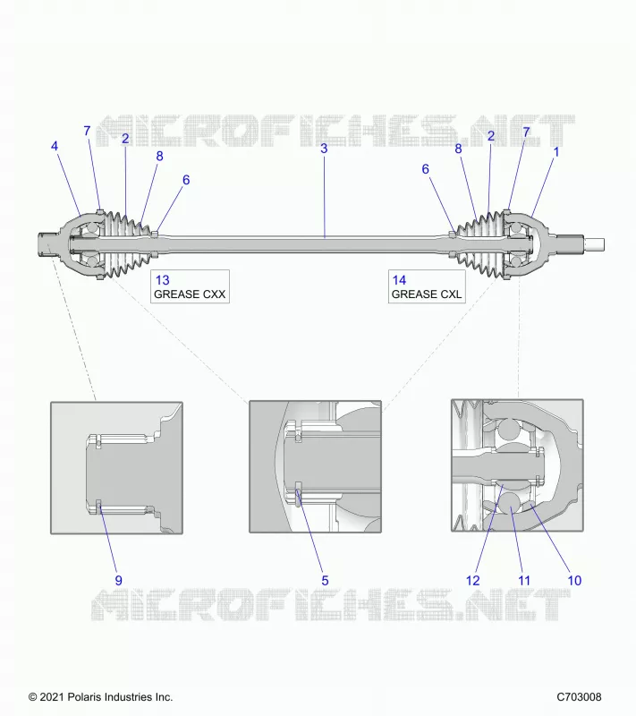 DRIVE TRAIN, HALF HINTERWELLE