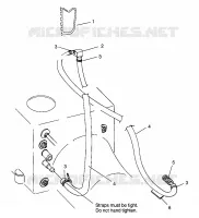 WASSER SIPHON SL 900 B964291 and  Intl. SL 900 I964291 (4935583558B009)