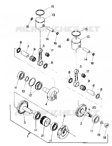 KOLBEN AND KURBELWELLE 400 (4912701270037A)